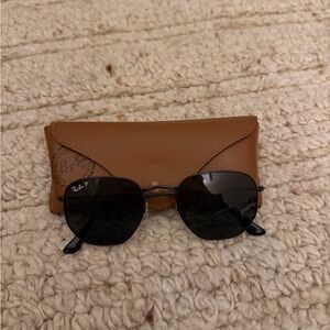 Ray-Ban Black Hexagonal Sunglasses